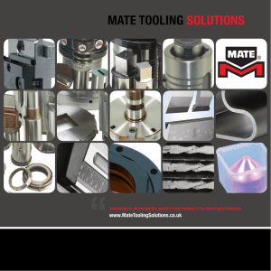 Brochure Free - Mate Tooling Solutions
