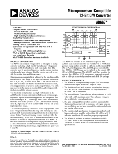 AD667* Microprocessor-Compatible 12