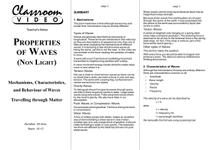 properties of waves - Distribution Access