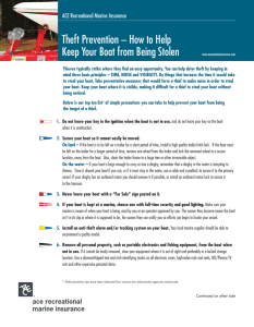 Theft Prevention – How to Help Keep Your Boat from Being Stolen
