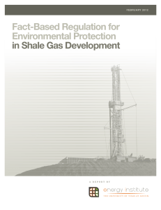 Fact-Based Regulation for Environmental Protection in Shale Gas