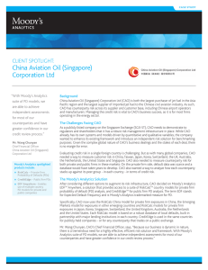 China Aviation Oil (Singapore) Corporation ltd