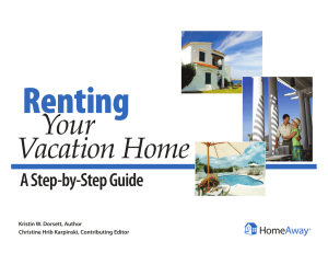 Renting Your Vacation Home: A Step-by-Step Guide