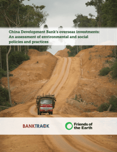 China Development Bank`s overseas investments