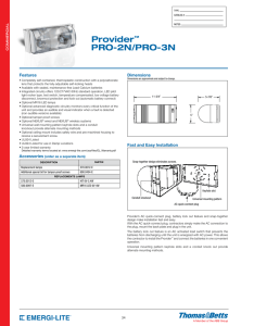 Provider™ PRO-2N/PRO-3N - Emergi-Lite