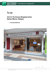Unit 10 The Avenue Shopping Centre Newton Mearns