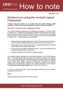 How to note: Guidance on using the revised Logical
