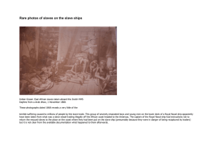 Rare photos of slaves on the slave ships