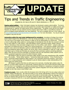 Tips and Trends in Traffic Engineering