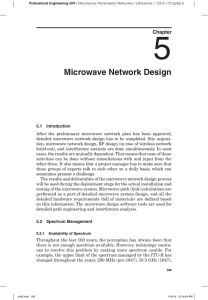 Microwave Network Design