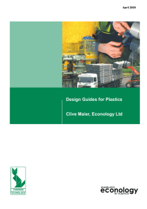 Design Guides for Plastics