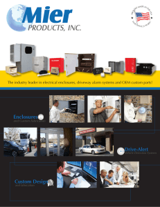 Enclosures - Mier Products, Inc.
