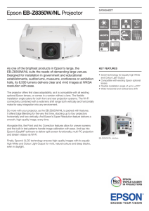 Epson EB-Z8350W/NL Projector