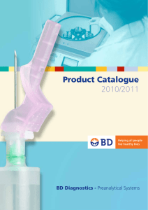Product Catalogue 2010/2011