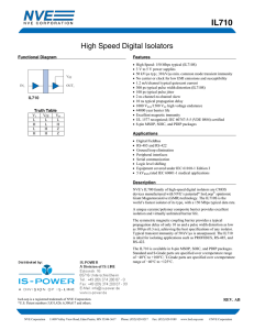IL710 High Speed Digital Isolators