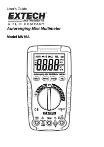 Autoranging Mini Multimeter