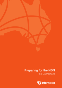 Preparing for the NBN (Fibre Connections)