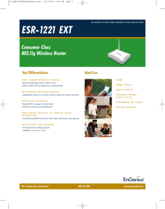 ESR-1221 EXT - EnGenius Technologies