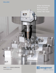 XR-Series High-Performance Vertical and Horizontal Machining