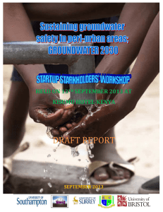 Kisumu Startup Workshop Report Sept 2013