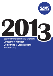 US Army Corps of Engineers - SAME