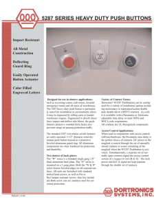5287 series heavy duty push buttons