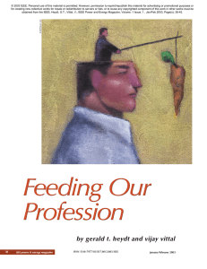 Feeding our profession - Power Systems Engineering Research