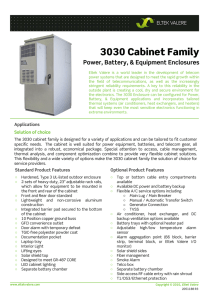 3030 Cabinet Family