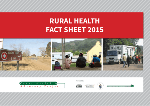 rural health fact sheet 2015