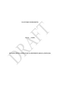 Draft Statutory Instrument for Part B - Volume 2