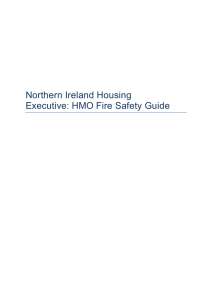 Fire safety guide for houses in multiple occupation