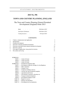 (General Permitted Development) (England