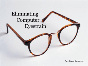Eliminating Computer Eyestrain