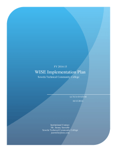WISE Implementation Plan
