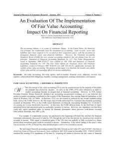 An Evaluation Of The Implementation Of Fair