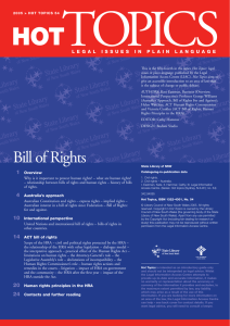 Bill of Rights - Issue 51 - Top Topics - LIAC