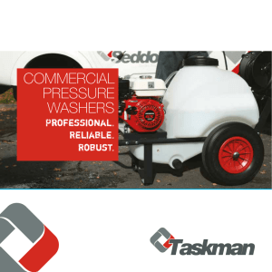 brochure - Taskman Pressure Washers