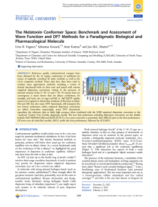 The Melatonin Conformer Space: Benchmark and Assessment of