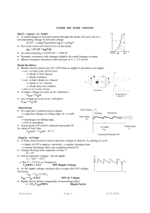 Halkiadis Page 1 12/6/2004 DIODES AND DIODE CIRCUITS Small