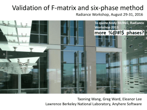 Validation of F-matrix and six-phase method