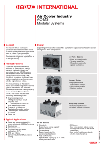 Air Cooler Industry AC-MS Modular Systems