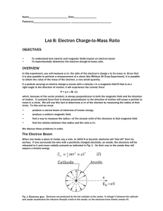 LAB 8: Electron Charge-to