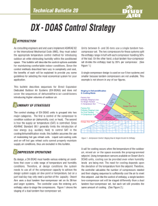 DX - DOAS Control Strategy