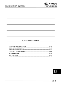 15. IGNITION SYSTEM IGNITION SYSTEM