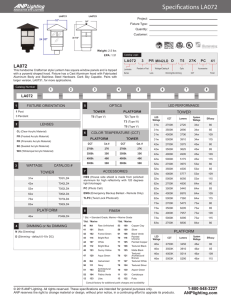 LED Specification Sheet