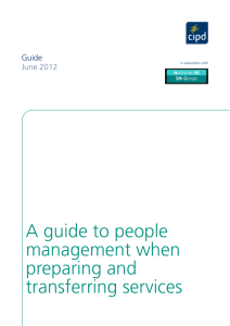 A guide to people management when preparing and