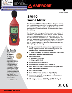 Sound Meter - Electrocomponents