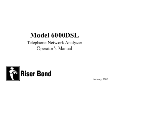 Model 6000DSL
