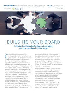 building your board