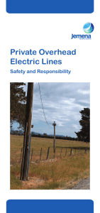 Private Overhead Electric Lines